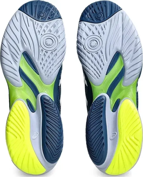 Кроссовки теннисные Asics COURT FF 3 ALL COURT темно-сине-лимонно-белые 1041A370-402