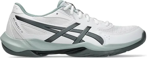 Кроссовки волейбольные Asics GEL-ROCKET 12 бело-мятно-темно-серые 1071A116-105