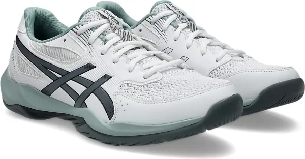 Кроссовки волейбольные Asics GEL-ROCKET 12 бело-мятно-темно-серые 1071A116-105