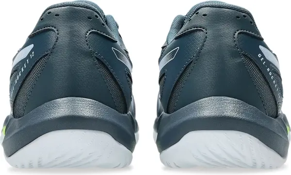 Кросівки волейбольні Asics GEL-ROCKET 12 темно-бірюзово-біло-лимонні 1071A116-404