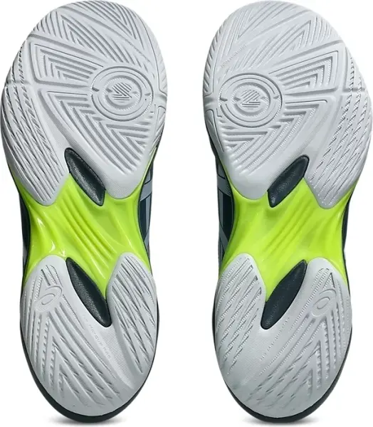 Кросівки волейбольні Asics GEL-ROCKET 12 темно-бірюзово-біло-лимонні 1071A116-404