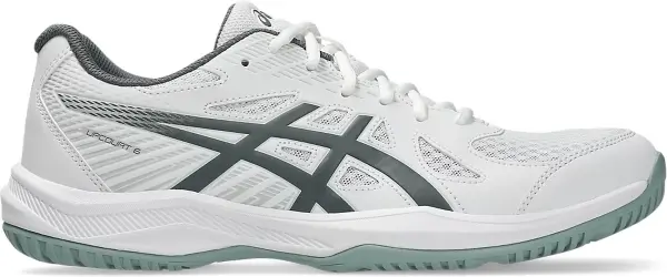 Кросівки волейбольні Asics UPCOURT 6 біло-темно-сірі 1071A104-107