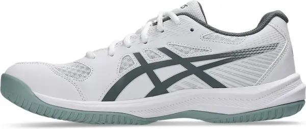 Кросівки волейбольні Asics UPCOURT 6 біло-темно-сірі 1071A104-107