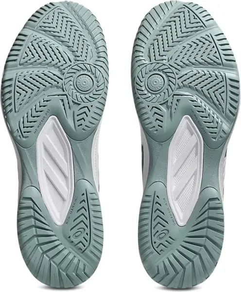 Кросівки волейбольні Asics UPCOURT 6 біло-темно-сірі 1071A104-107