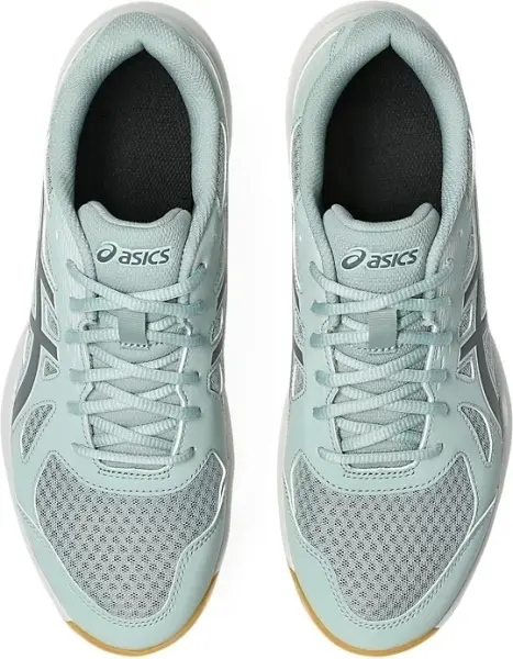 Кроссовки волейбольные Asics UPCOURT 6 светло-зелено-темно-серые 1071A104-407