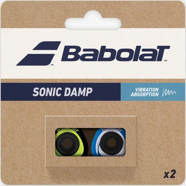 Віброгасники для ракеток Babolat SONIC DAMP X2 синьо-білий, чорно-жовтий (2 штуки) 700131-175