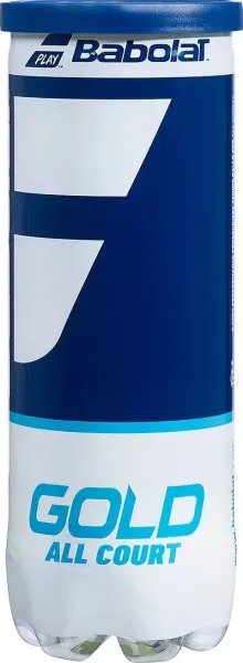 Набор мячей для тенниса Babolat GOLD ALL COURT желтый (3 штуки) 501086-113y