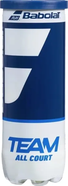 Набір м'ячів для тенісу Babolat TEAM ALL COURT жовтий (3 штуки) 501083-113Y