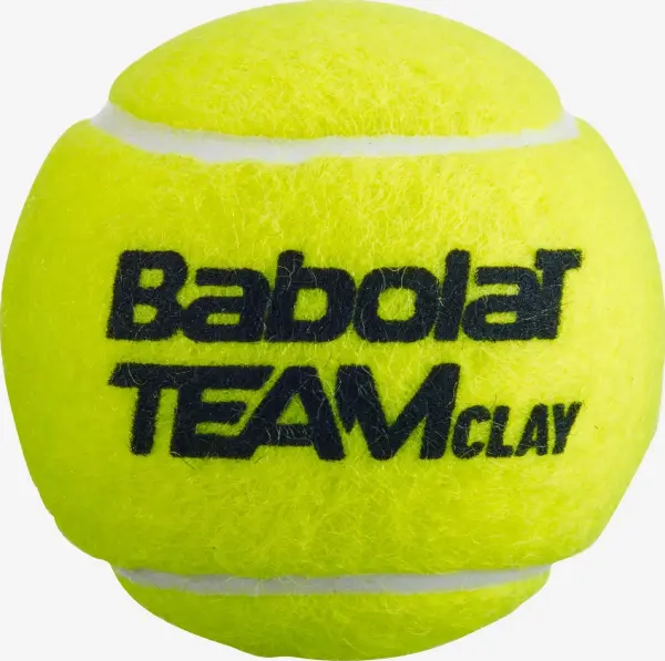 Набор мячей для тенниса Babolat TEAM CLAY METALL BOX желтый (4 штуки) 502080-113y