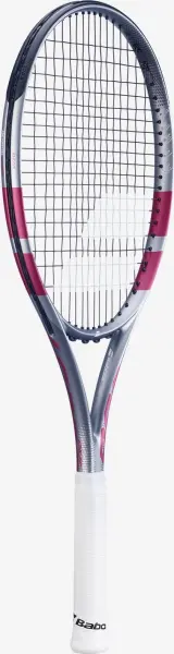 Ракетка для тенісу Babolat BOOST AERO PINK сіро-темно-рожева 121267-100