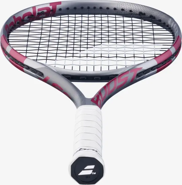 Ракетка для тенісу Babolat BOOST AERO PINK сіро-темно-рожева 121267-100