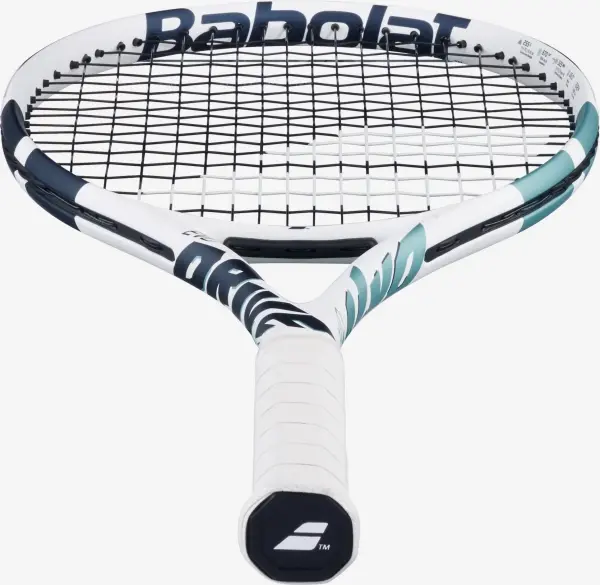 Ракетка для тенісу Babolat EVO DRIVE LITE GEN2 UNSTRUNG NC біло-темно-синьо-бірюзова 101548-100
