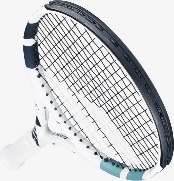 Ракетка для тенісу Babolat EVO DRIVE LITE GEN2 UNSTRUNG NC біло-темно-синьо-бірюзова 101548-100