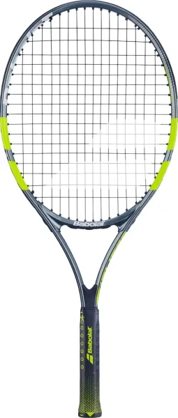 Ракетка для тенісу дитяча Babolat CARLITOS JR 25 CV темно-сіро-лаймова 140524-100