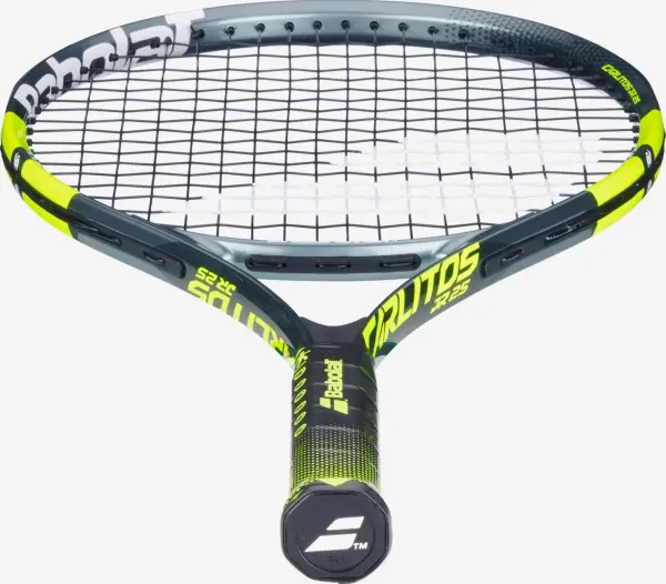 Ракетка для тенісу дитяча Babolat CARLITOS JR 25 CV темно-сіро-лаймова 140524-100