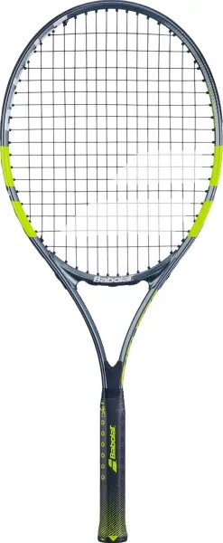 Ракетка для тенісу дитяча Babolat CARLITOS JR 26 CV темно-сіро-лаймова 140525-100