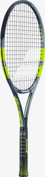 Ракетка для тенісу дитяча Babolat CARLITOS JR 26 CV темно-сіро-лаймова 140525-100