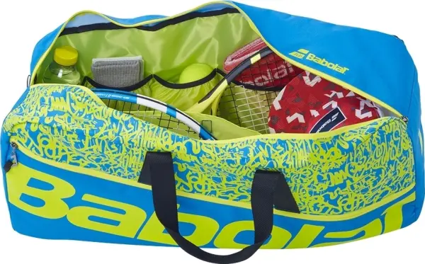 Сумка для тенісу Babolat DUFFLE M CLASSIC синьо-лимонна 758001-325