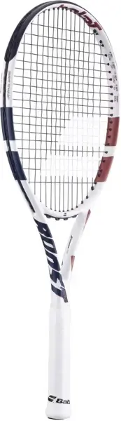 Ракетка для тенниса Babolat BOOST DRIVE WHITE STRUNG бело-темно-сине-бордовая 121265-100