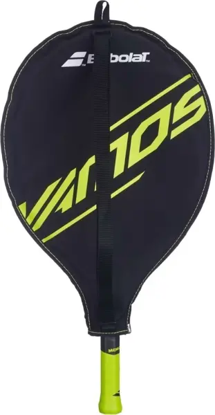 Ракетка для тенісу дитяча Babolat CARLITOS JR 21 CV темно-сіро-лимонна 140522-100