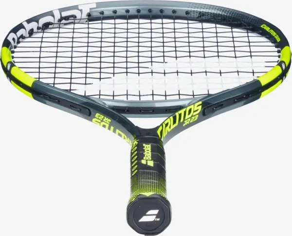 Ракетка для тенниса детская Babolat CARLITOS JR 23 CV темно-серо-лимонная 140523-100