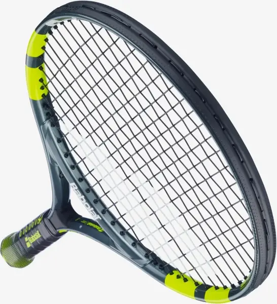 Ракетка для тенниса детская Babolat CARLITOS JR 23 CV темно-серо-лимонная 140523-100
