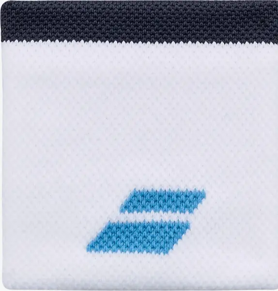Напульсники Babolat LOGO WRISTBAND біло-темно-синьо-блакитні 5UB1261-1099