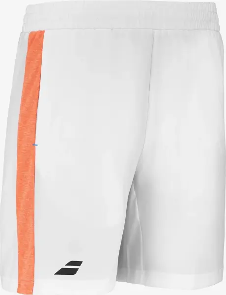 Шорти для тенісу дитячі Babolat PLAY SHORT біло-жовтогарячі 3BTF061-1000