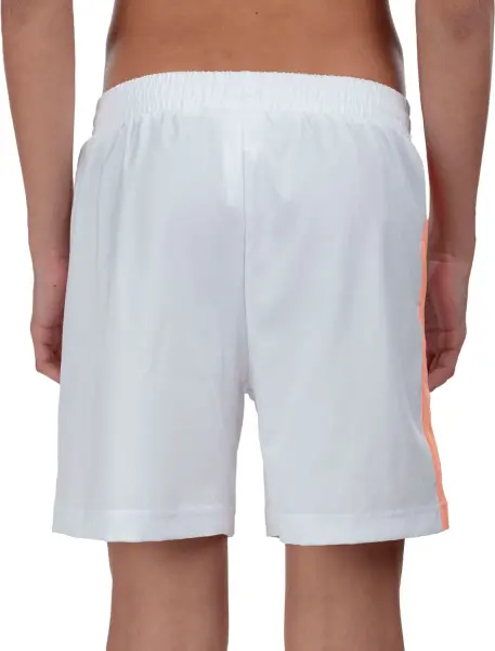 Шорти для тенісу дитячі Babolat PLAY SHORT біло-жовтогарячі 3BTF061-1000