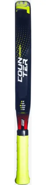 Ракетка для падел-тенісу Babolat COUNTER ORIGIN чорно-жовто-біла 150154-100