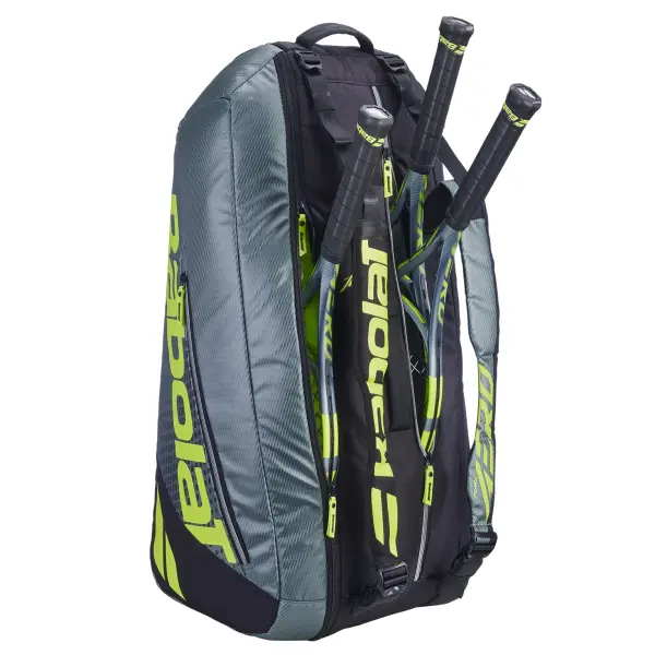 Сумка для тенісу Babolat RH6 PURE AERO 60L сіро-жовта 751239-100
