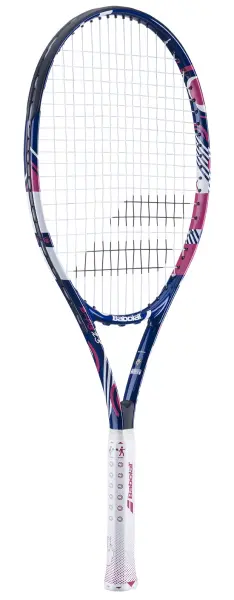 Ракетка для тенісу дитяча Babolat B'FLY 25 біло-рожева 140487-100