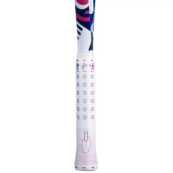 Ракетка для тенісу дитяча Babolat B'FLY 25 біло-рожева 140487-100