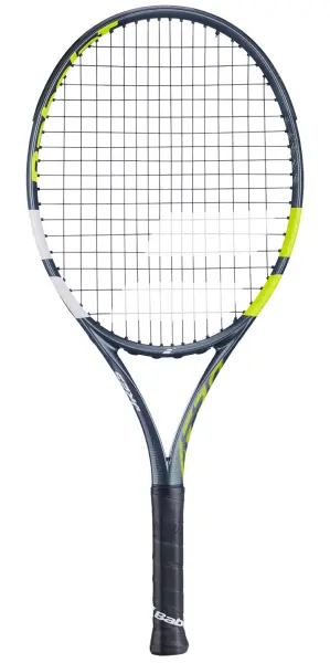 Ракетка для тенниса детская Babolat AERO JUNIOR 25 черно-желтая 140517-100