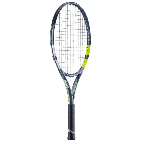 Ракетка для тенниса детская Babolat AERO JUNIOR 25 черно-желтая 140517-100