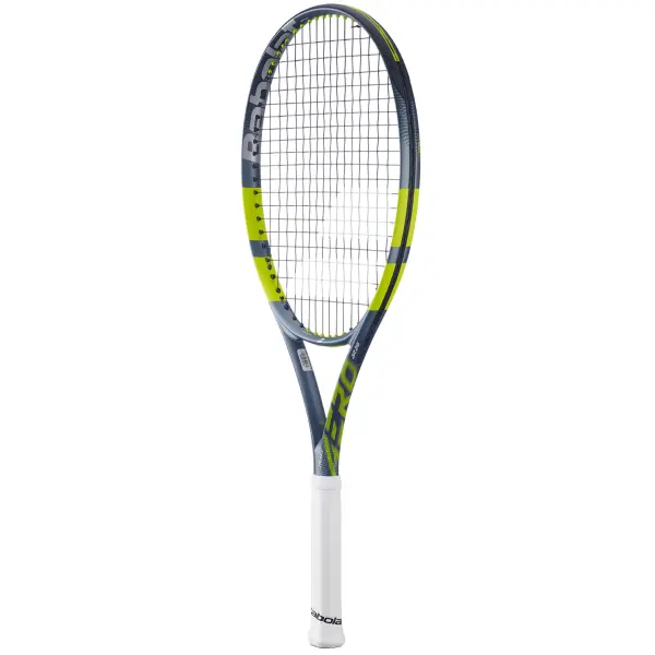 Ракетка для тенниса детская Babolat PURE AERO JUNIOR 26 GEN9 серо-желтая 140520-100