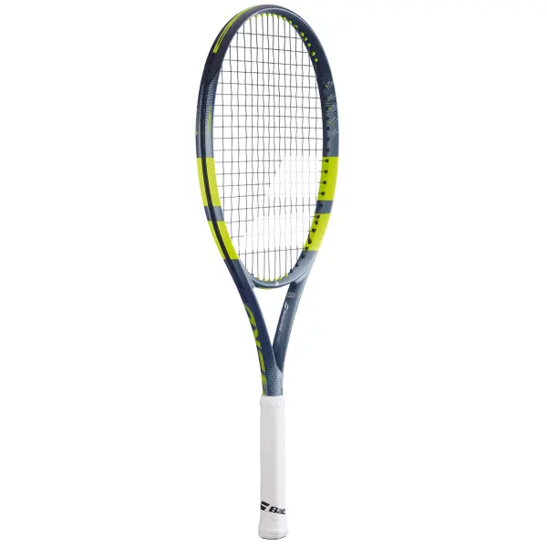 Ракетка для тенниса детская Babolat PURE AERO JUNIOR 26 GEN9 серо-желтая 140520-100