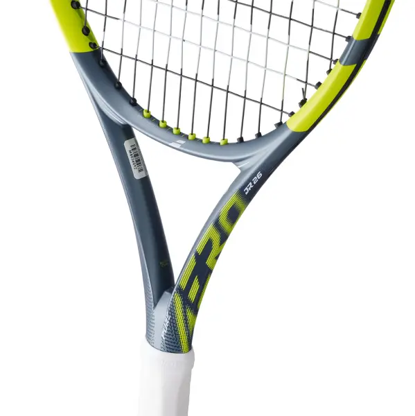 Ракетка для тенниса детская Babolat PURE AERO JUNIOR 26 GEN9 серо-желтая 140520-100