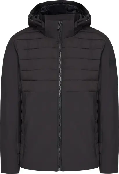 Куртка CMP JACKET HYBRID ZIP HOOD чорна 32K3247-U901