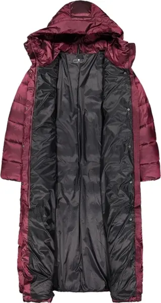 Куртка женская CMP COAT FIX HOOD темно-розовая 32K3136-C913