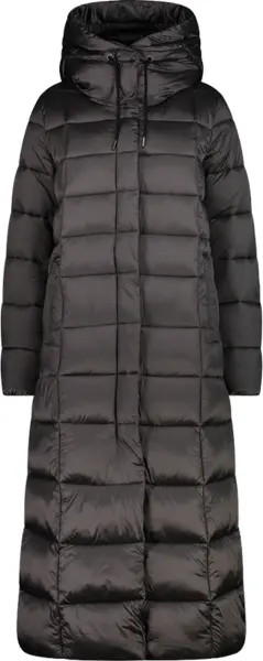 Куртка женская CMP COAT FIX HOOD черная 32K3136-E910