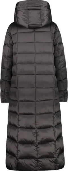 Куртка женская CMP COAT FIX HOOD черная 32K3136-E910