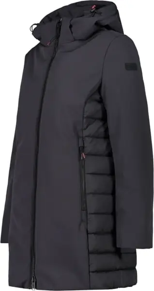 Куртка жіноча CMP PARKA ZIP HOOD WATERPROOF чорна 32K1526-U423