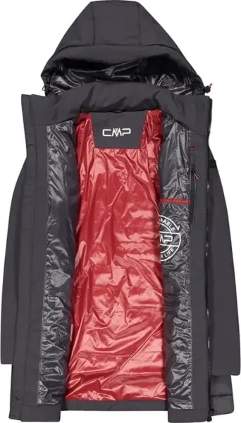 Куртка жіноча CMP PARKA ZIP HOOD WATERPROOF чорна 32K1526-U423