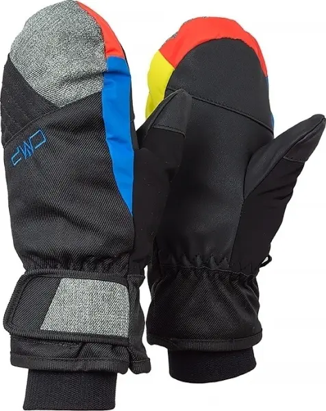 Рукавички дитячі CMP KIDS SKI MITTEN чорно-сіро-сині 6524824J-34BN
