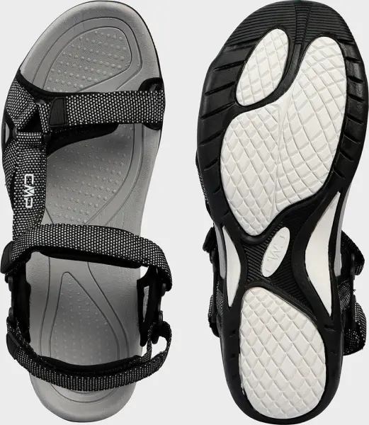 Сандалі CMP HAMAL HIKING SANDAL чорно-сірі 38Q9957-U901
