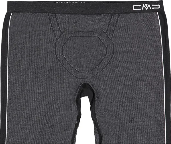 Термобілизна штани CMP MAN SEAMLESS LONG PANT темно-сіро-чорні 3Y97802-U901