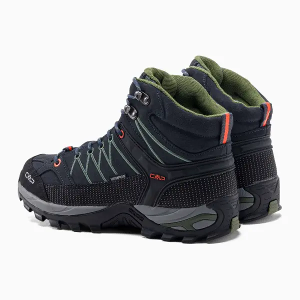 Черевики трекінгові CMP RIGEL MID TREKKING WP темно-сіро-чорні 3Q12947-51UG