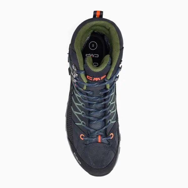 Черевики трекінгові CMP RIGEL MID TREKKING WP темно-сіро-чорні 3Q12947-51UG