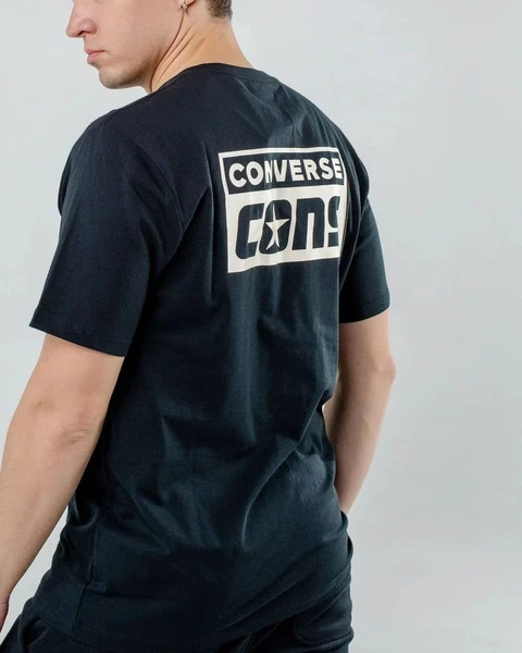 Футболка Converse Cons Short Sleeve Tee черная 10021134-001